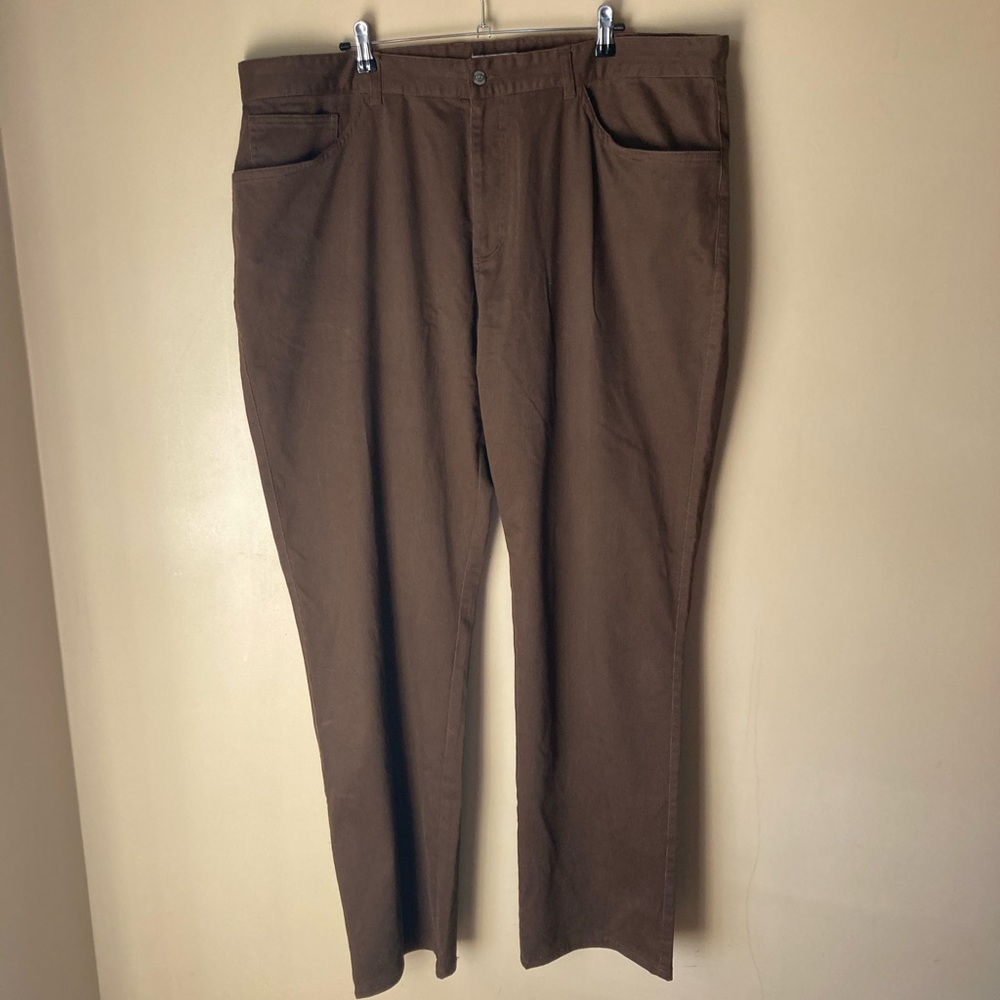 Peter Millar Men’s Chocolate Brown Soft Corduroy Pants; Sz 44; inseam appx 34.5